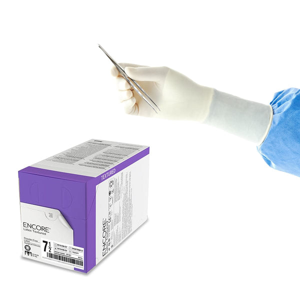 Ansell Sterile Gloves Ansell Encore Sterile Latex Surgeons Gloves, 50 Pairs