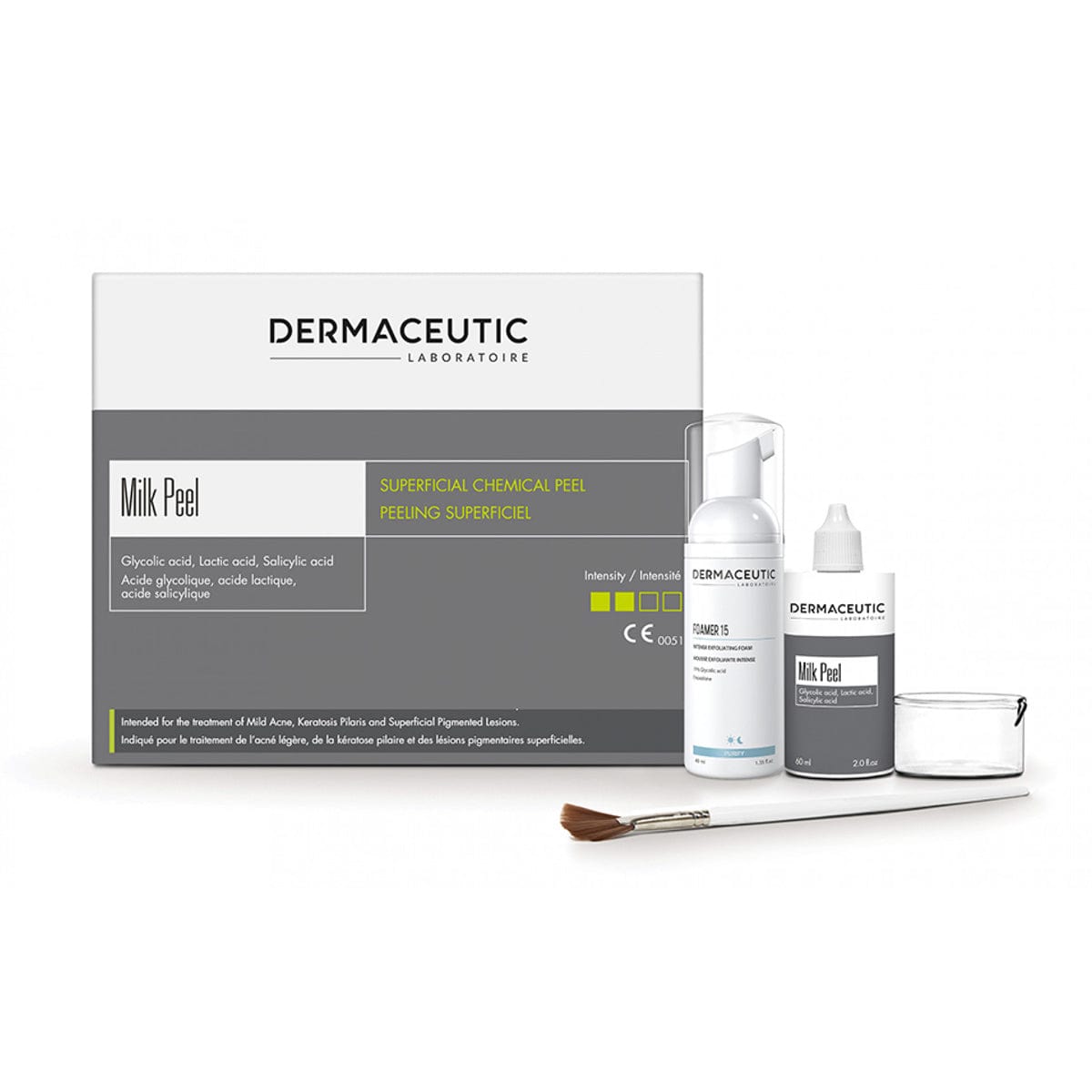 DERMACEUTIC Milk Peel トライアルセット Dermaceutic Milk Peel Kit | Aesthetic Beauty Supplies UK