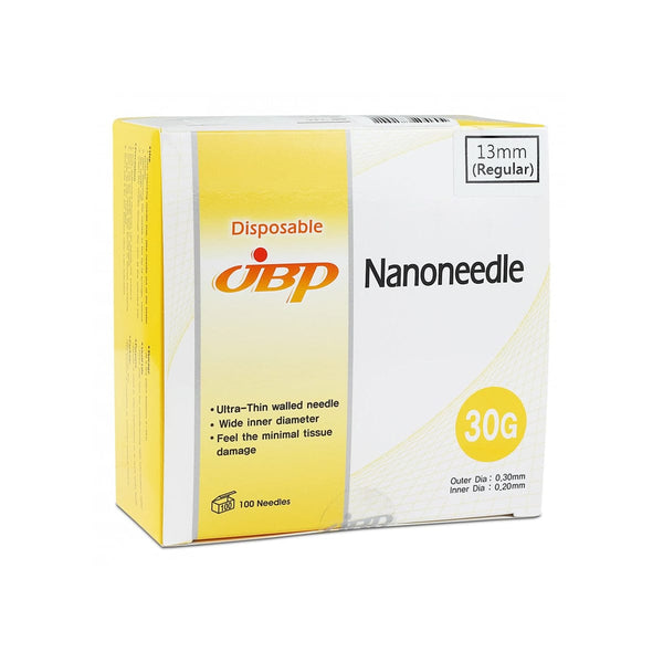 JBP Needle 30G 13mm JBP Nanoneedle, Pack of 100