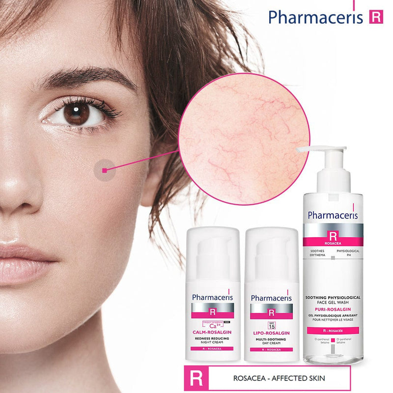 Pharmaceris Cleanser Pharmaceris R Puri-Rosalgin Soothing Physiological Face Gel Wash, 190ml