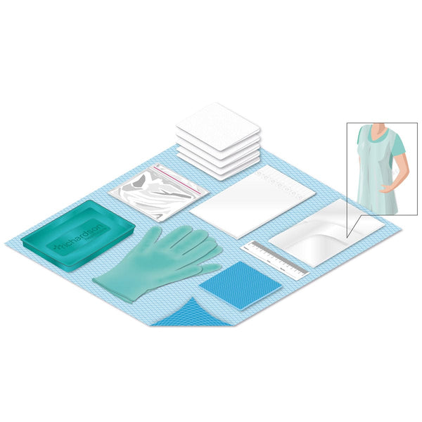 Richardson Healthcare Single Use Dressing Pack Softdrape Universal Aseptic Dressing Pack, Pack of 20