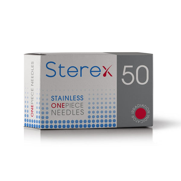 Sterex Electrolysis Needle Sterex One Piece Stainless Needles Short, Pack of 50