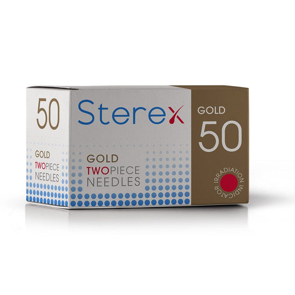 Sterex Electrolysis Needle Sterex Two Piece Gold Needles