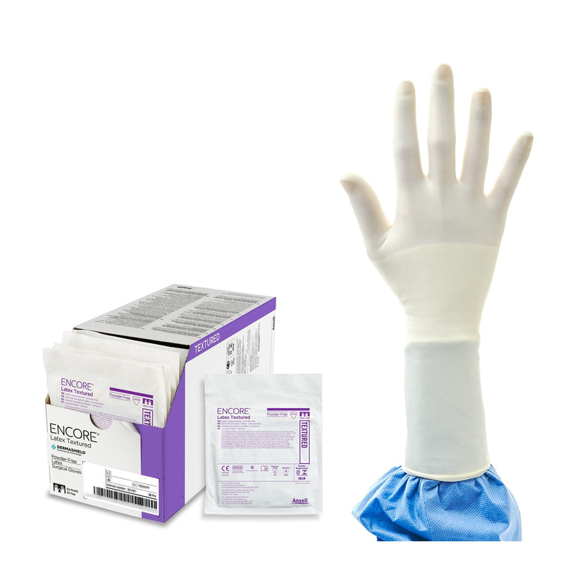 Ansell Sterile Gloves Ansell Encore Sterile Latex Surgeons Gloves, 50 Pairs