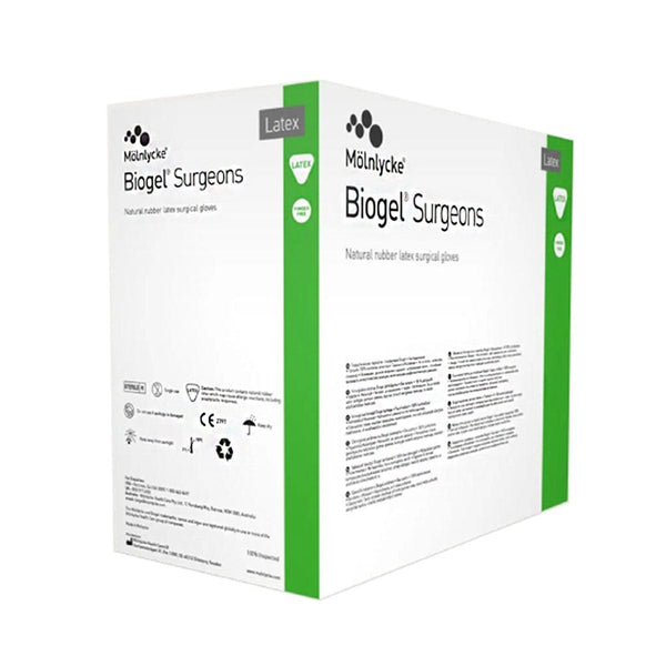 Biogel Sterile Gloves Biogel Surgeons Sterile Latex Surgical Gloves, 50 Pairs