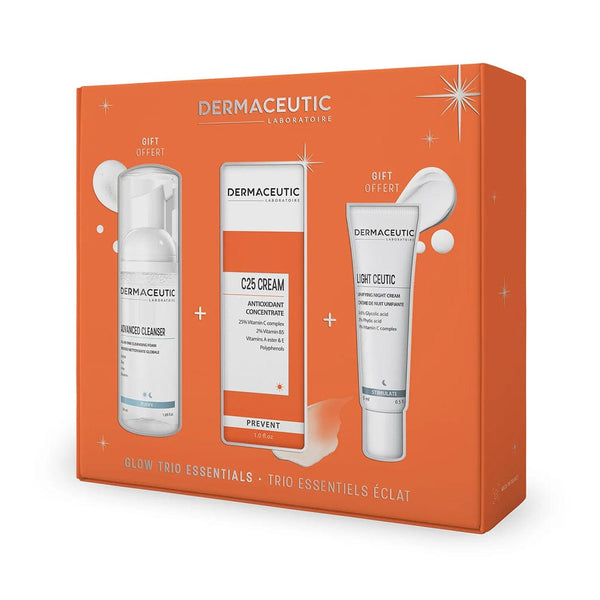 Dermaceutic Anaesthetic Cream Dermaceutic Glow Trio Essentials Kit