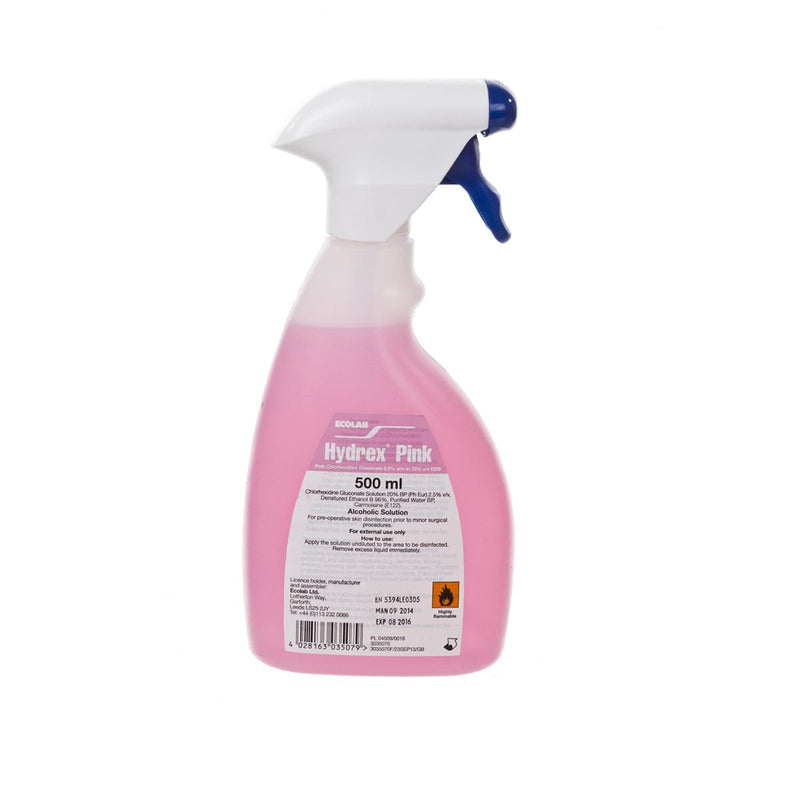 Hydrex Products 500ml Hydrex Pink Skin Disinfectant Spray
