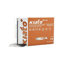 Kiato Scalpel Blades Kiato Plus Sterile Surgical Blades Carbon No.10, Pack of 100