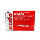 Kiato Scalpel Blades Kiato Plus Sterile Surgical Blades Carbon No.11, Pack of 100