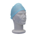 Mediq Theatre Cap Lightweight Theatre Cap With Ties Blue, Pack of 100