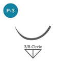 Ethicon Suture Needle Monocryl Plus Antibacterial Size 5-0 P-3 Suture Needles, Pack of 36