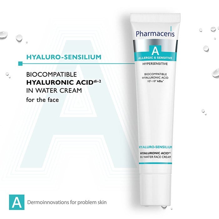 Pharmaceris Moisturiser Pharmaceris A Hyaluro-Sensilium Hyaluronic Acid In Water Cream, 40ml