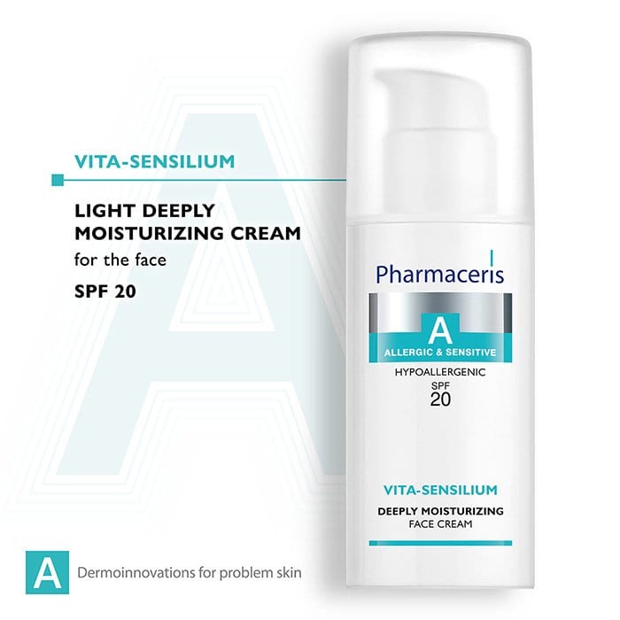 Pharmaceris Moisturiser Pharmaceris A Vita-Sensilium Deeply Moisturising Light Cream SPF20, 50ml