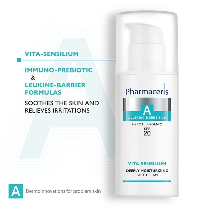 Pharmaceris Moisturiser Pharmaceris A Vita-Sensilium Deeply Moisturising Light Cream SPF20, 50ml