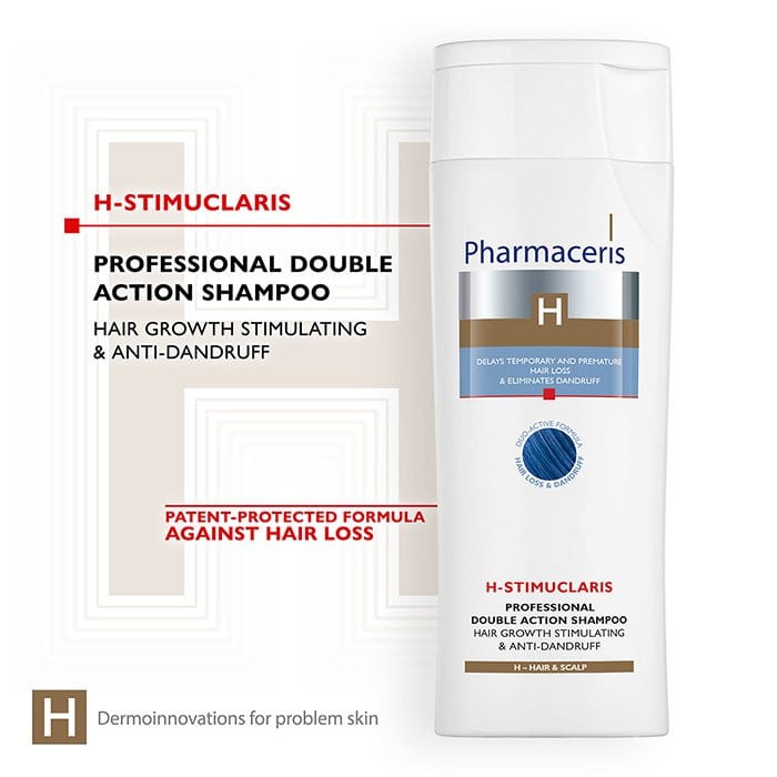 Pharmaceris Shampoo Pharmaceris H H-Stimuclaris Professional Double Action Shampoo, 250ml