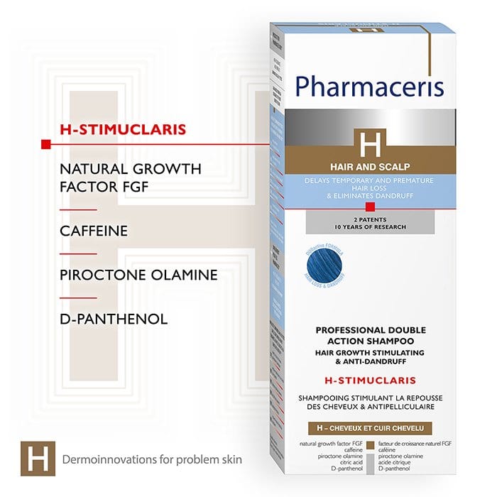 Pharmaceris Shampoo Pharmaceris H H-Stimuclaris Professional Double Action Shampoo, 250ml