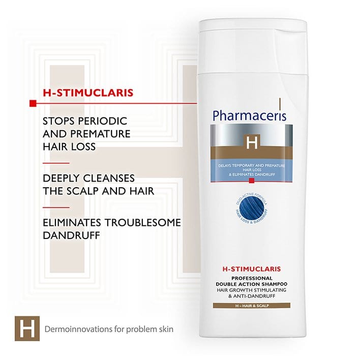 Pharmaceris Shampoo Pharmaceris H H-Stimuclaris Professional Double Action Shampoo, 250ml