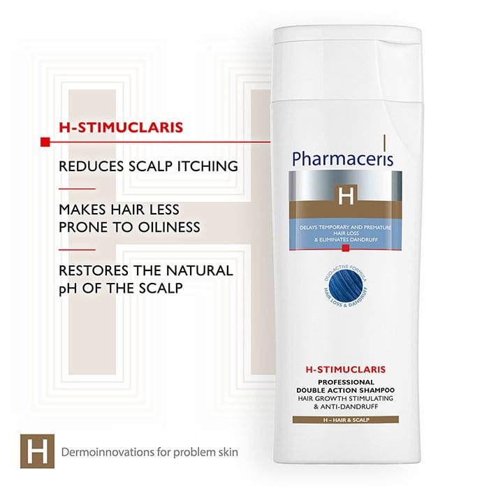 Pharmaceris Shampoo Pharmaceris H H-Stimuclaris Professional Double Action Shampoo, 250ml