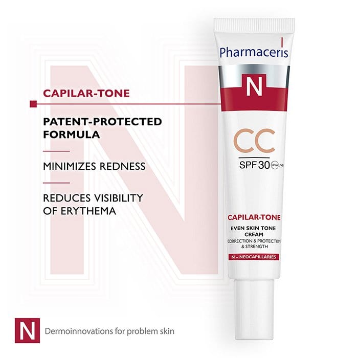 Pharmaceris Moisturiser Pharmaceris N Capilar-Tone Evens Skin Tone Cream Correction SPF30, 40ml