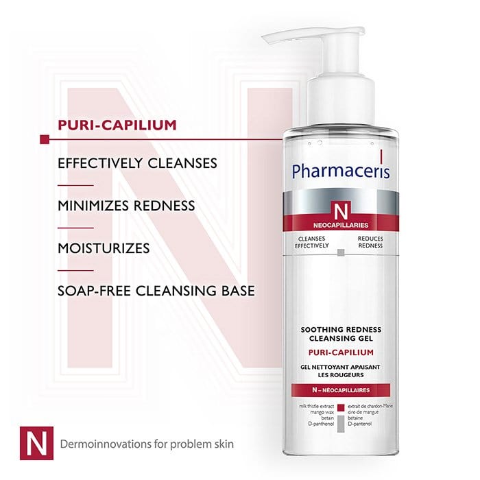 Pharmaceris Cleanser Pharmaceris N Puri-Capilium Redness Soothing Cleansing Gel, 190ml