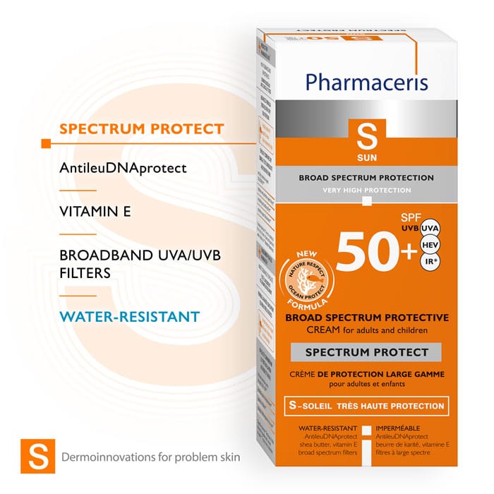 Pharmaceris Sun Protection Pharmaceris S Broad Spectrum Protection Cream SPF50+, 50ml