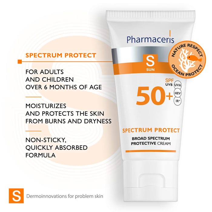 Pharmaceris Sun Protection Pharmaceris S Broad Spectrum Protection Cream SPF50+, 50ml