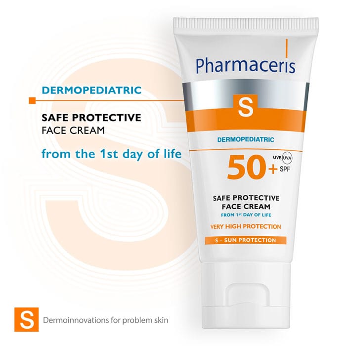 Pharmaceris Sun Protection Pharmaceris S Safe Protective Face Cream SPF50+, 50ml