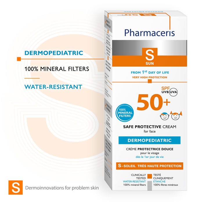 Pharmaceris Sun Protection Pharmaceris S Safe Protective Face Cream SPF50+, 50ml