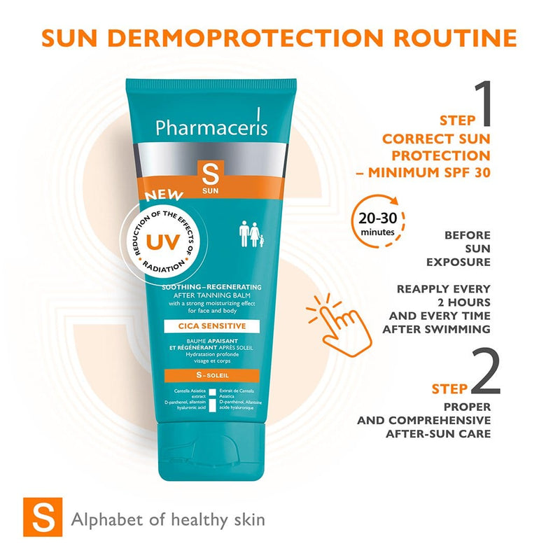 Pharmaceris Sun Protection Pharmaceris S Soothing–Regenerating After Tanning Balm, 200ml