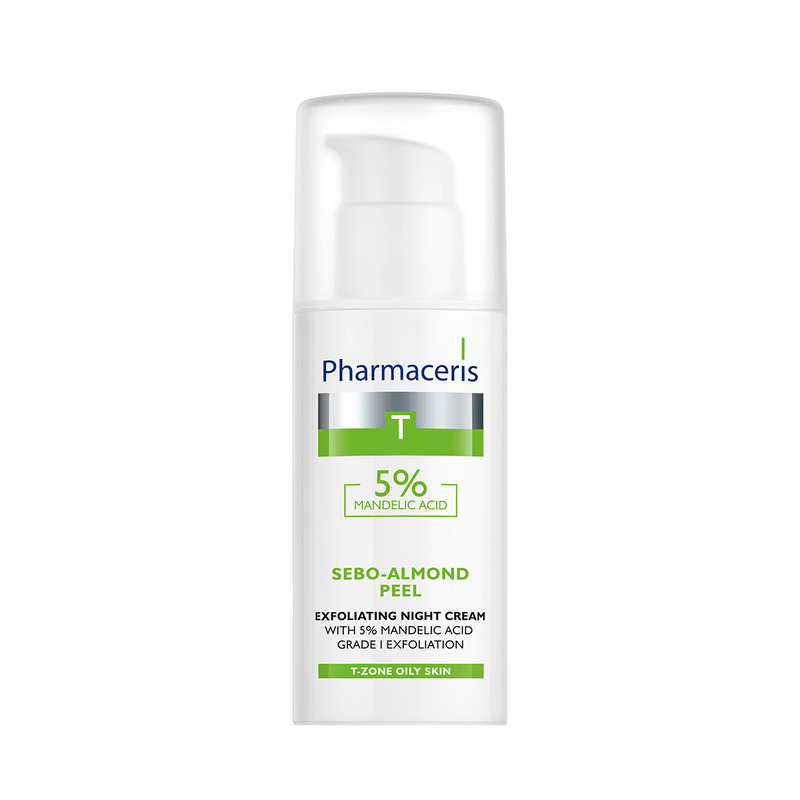 Pharmaceris Clearance Pharmaceris T Sebo-Almond Peel Exfoliating Night Cream with 5% Mandelic Acid, 50ml