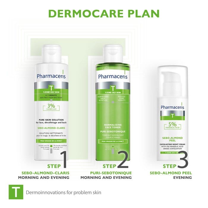 Pharmaceris Clearance Pharmaceris T Sebo-Almond Peel Exfoliating Night Cream with 5% Mandelic Acid, 50ml