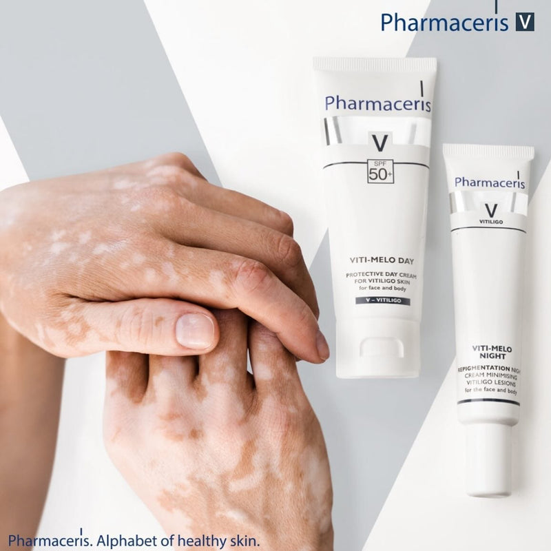 Pharmaceris Skin Treatment Pharmaceris V Protective Day Cream for Vitiligo Skin Face & Body, 75ml