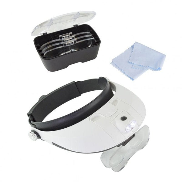 ABS Equipment Pro LED Headband Magnifier Kit