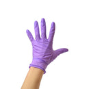 ABS Gloves Purple Nitrile Powder Free Gloves, Box of 100