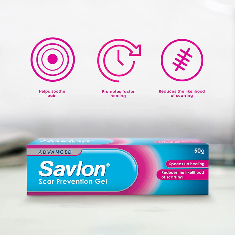 Savlon Antiseptic Creams Savlon Scar Prevention Gel, 50g