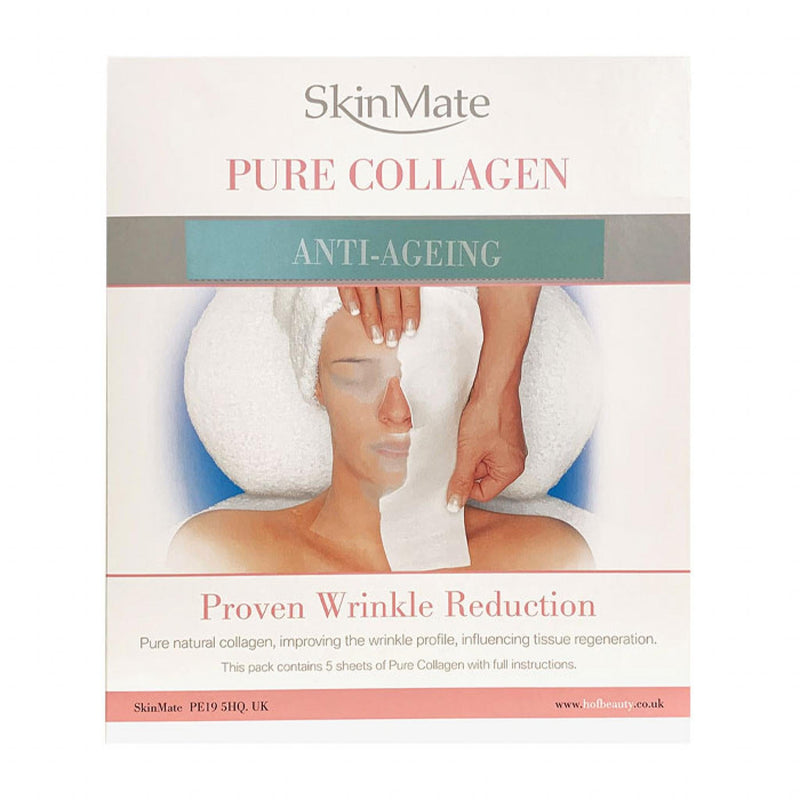 SkinMate Facial Mask SkinMate Pure Collagen Anti-Ageing Face Shape Mask, Pack of 5