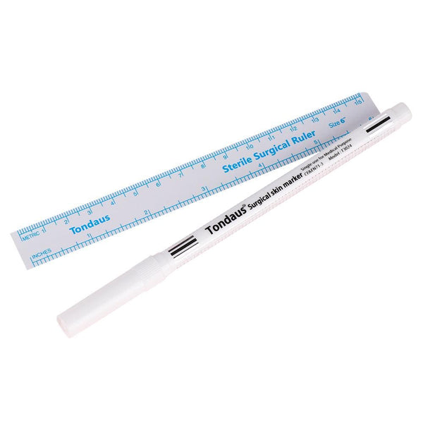 SkinMate Marking Pen Surgical White Skin Marker Pen