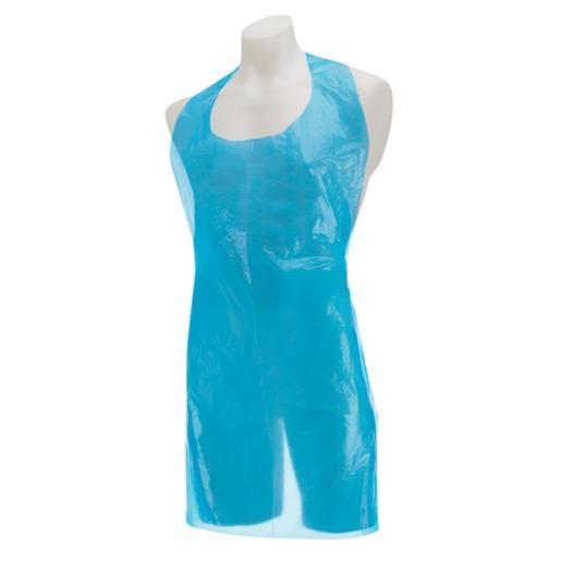 Just Care Beauty PPE Blue Disposable Apron Pk 100
