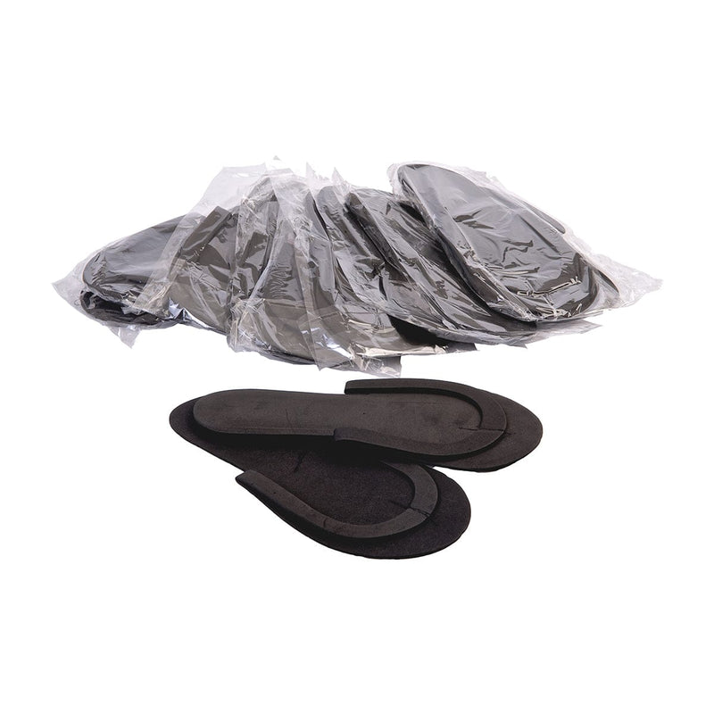 ABS Disposable Foot Wear Disposable Flip Flops, 12 Pairs