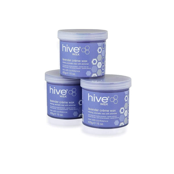 Hive Products Hive Lavender Creme Wax Pk 3 x 425g
