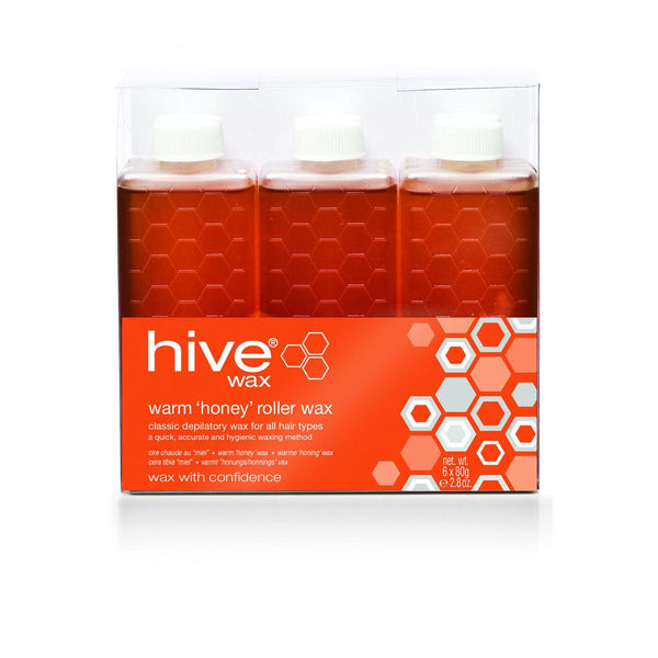 Hive Wax Hive Warm Honey Wax Roller Depilatory Refill 6 Pack