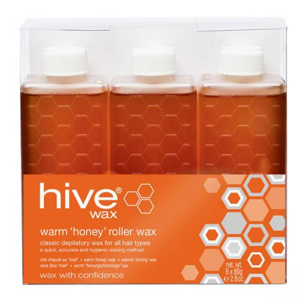 Just Care Beauty Products Hive Warm Wax Roller Depilatory Refill 36 Pack