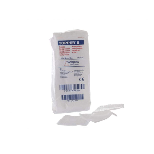 Topper 8 Swabs Non-sterile, Pack of 100