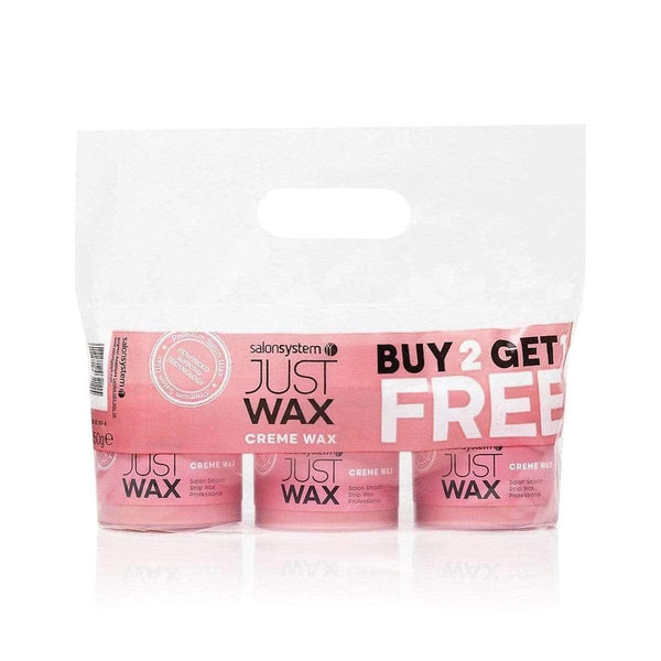 Salon System Products Just Wax Pink Creme Wax Offer Pk 3 x 450g
