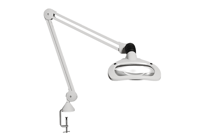 Luxo Equipment Luxo Wave LED Magnifier With Table Clamp