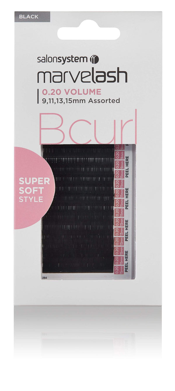 Salon System Products Marvelash B Curl Super Soft Lash Extensions