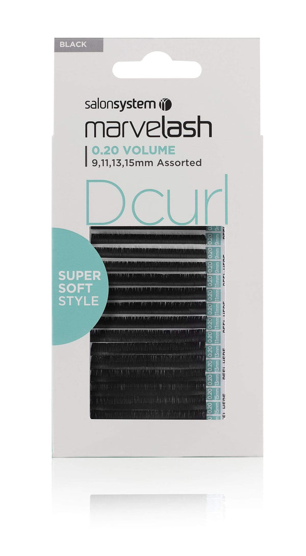 Salon System Products Marvelash D Curl Super Soft Lash Extensions