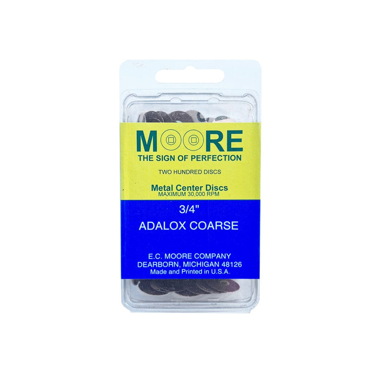 Moore's Products Moore's Adalox Clip-on Discs 19mm  3/4" Pack of 200