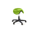 Plinth Saddle Stool Citrus Green Plinth Saddle Stool
