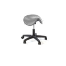 Plinth Saddle Stool Battleship Grey Plinth Saddle Stool